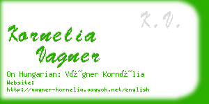 kornelia vagner business card